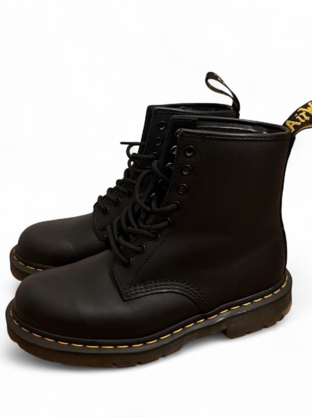 Dr. Martens Unisex 6" Black 1460 Originals 8-Eye Soft Toe SRO Boot